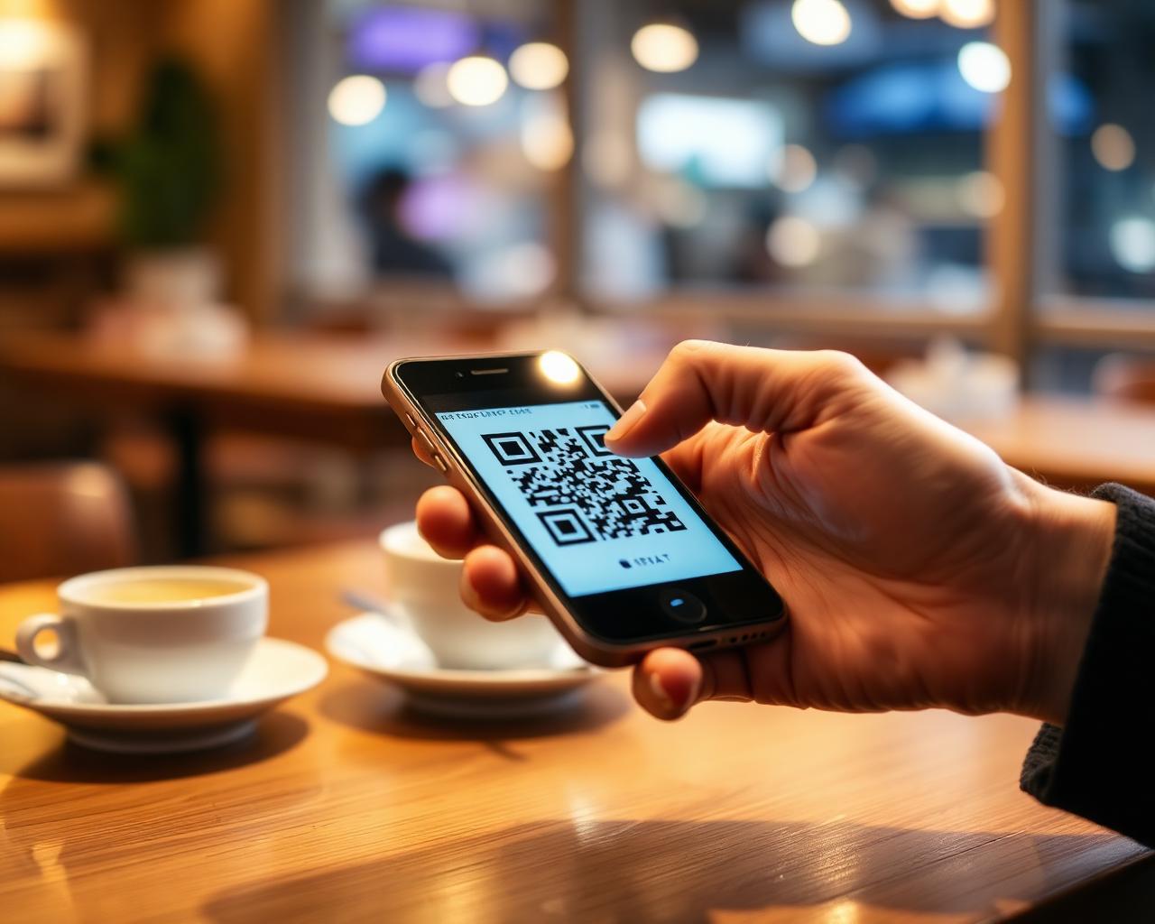 Scanning QR menu